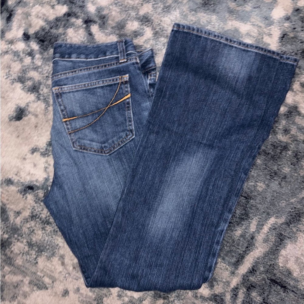 GAP Curvy Flare Jeans Women’s Size 10 Regular Blue Denim Mid Rise Stretch